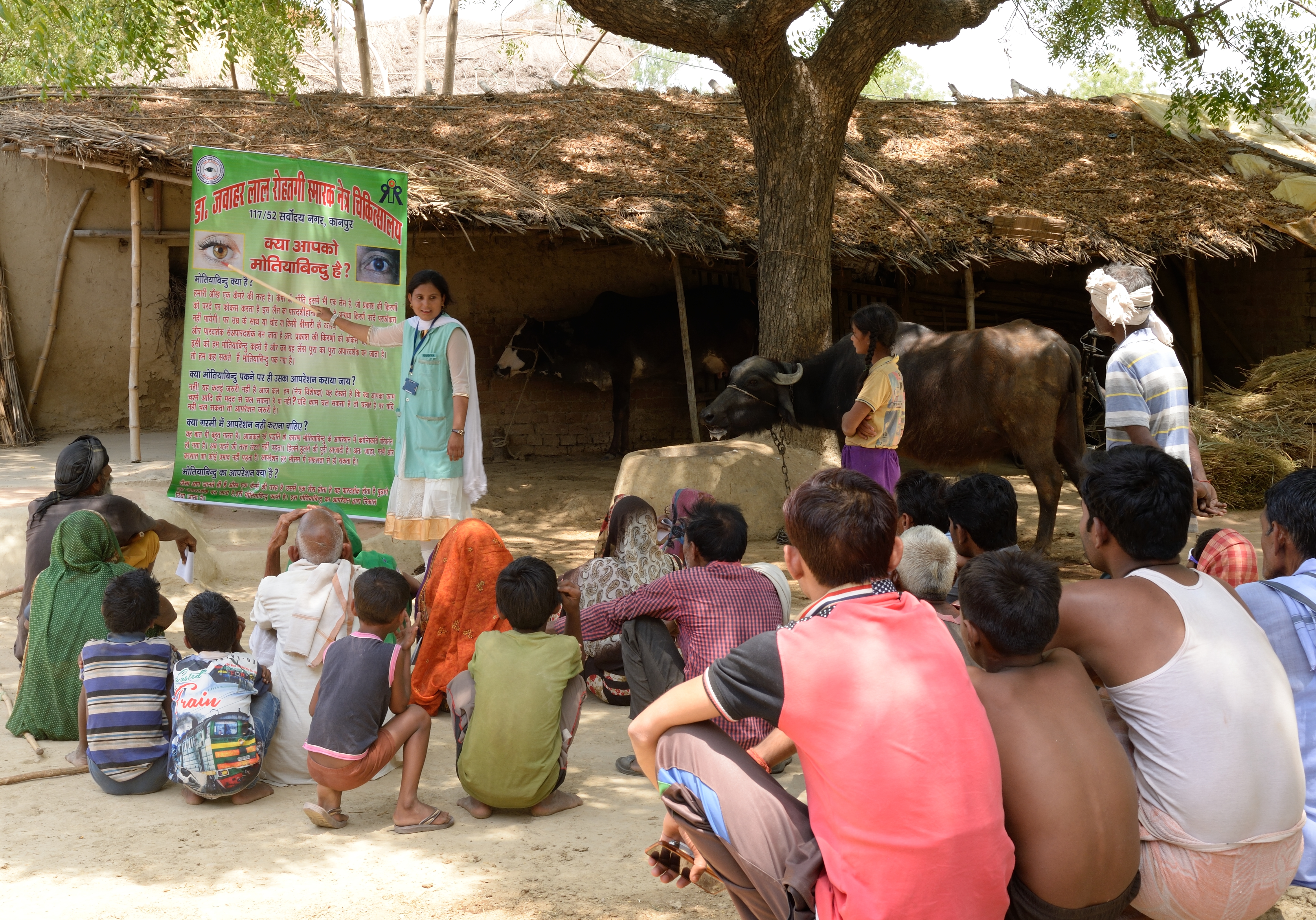 Screening in progress. INDIA (c) SIVAM MAINI/ OEU