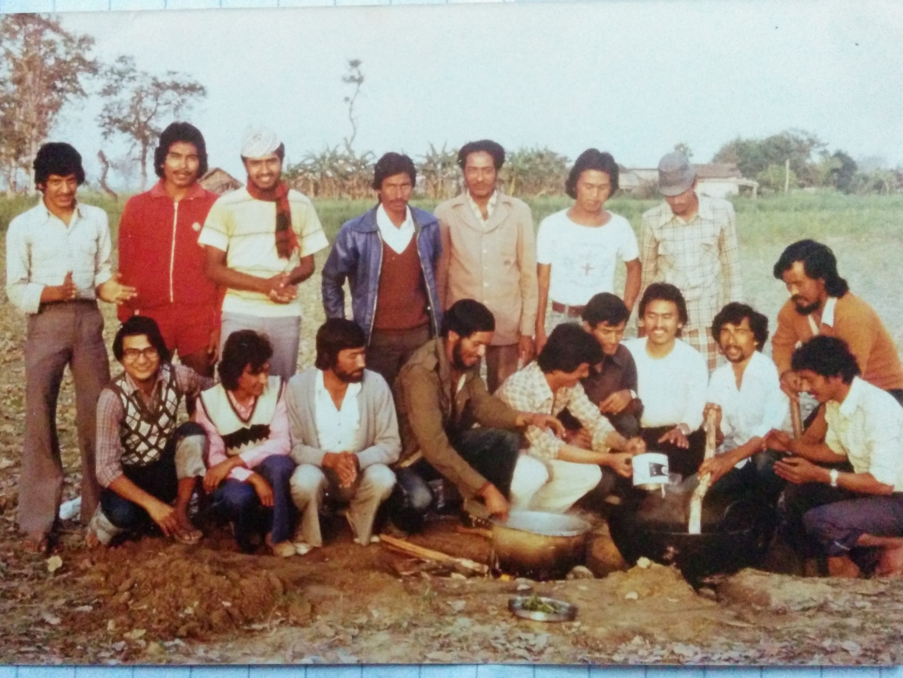 First batch of ophthalmic assistants in Nepal in 1981. NEPAL (c)BIRATNAGAR EYE HOSPITAL
