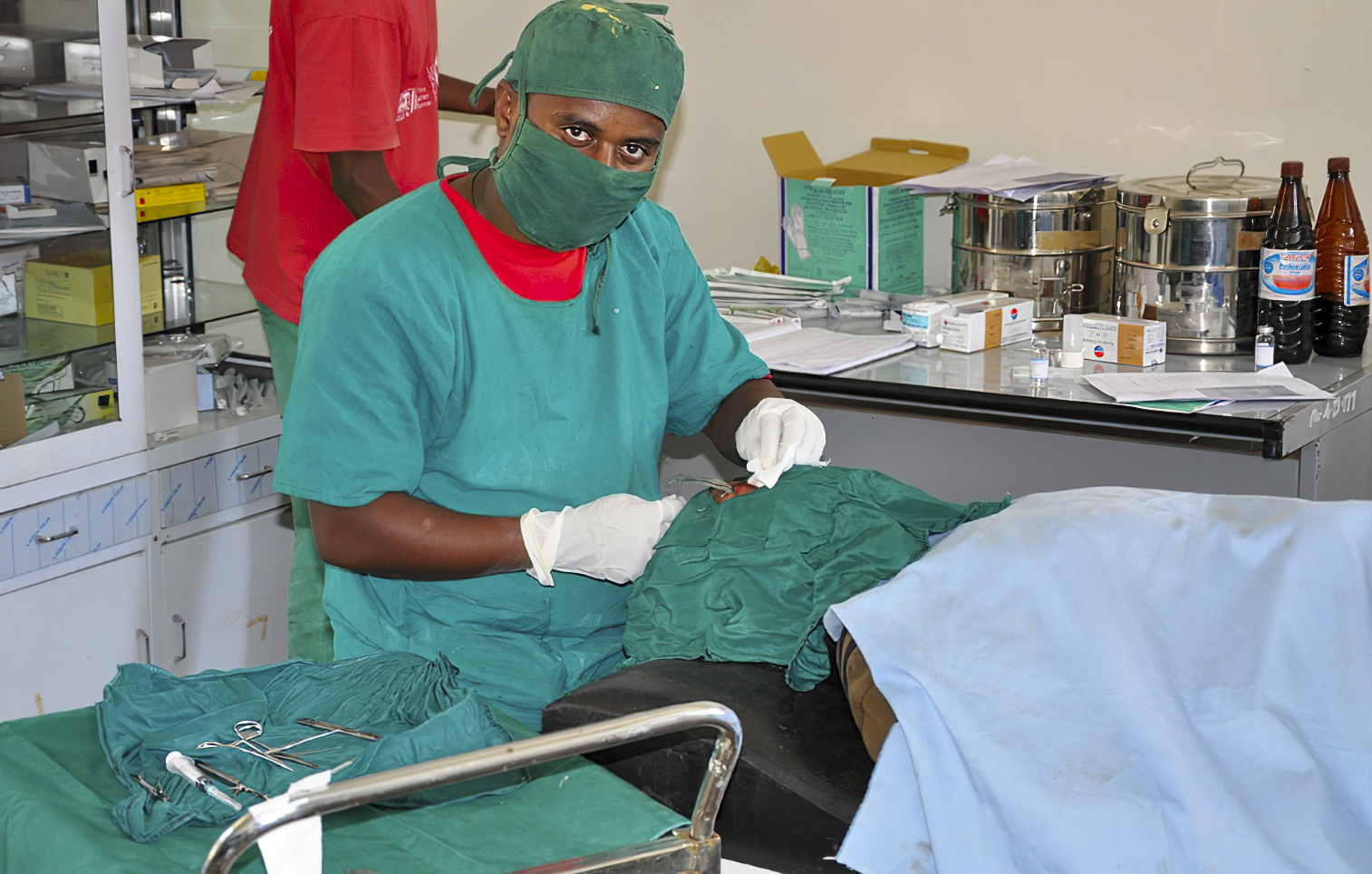 Sight-saving eye surgery has been suspended in Ethiopia due to COVID-19.