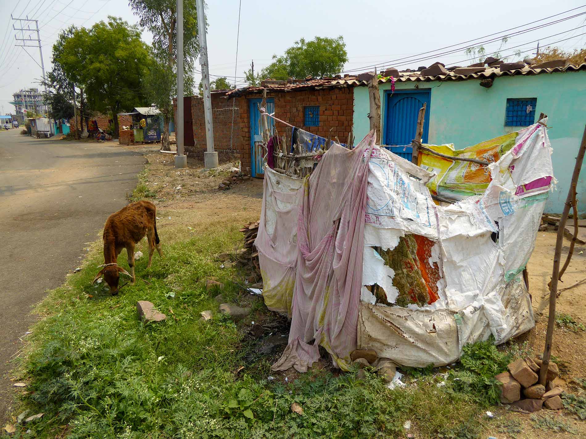 Over 1 billion of the world’s population is estimated to live in urban slums, where access to eye care is also limited, India. (Photo: Sightsavers)