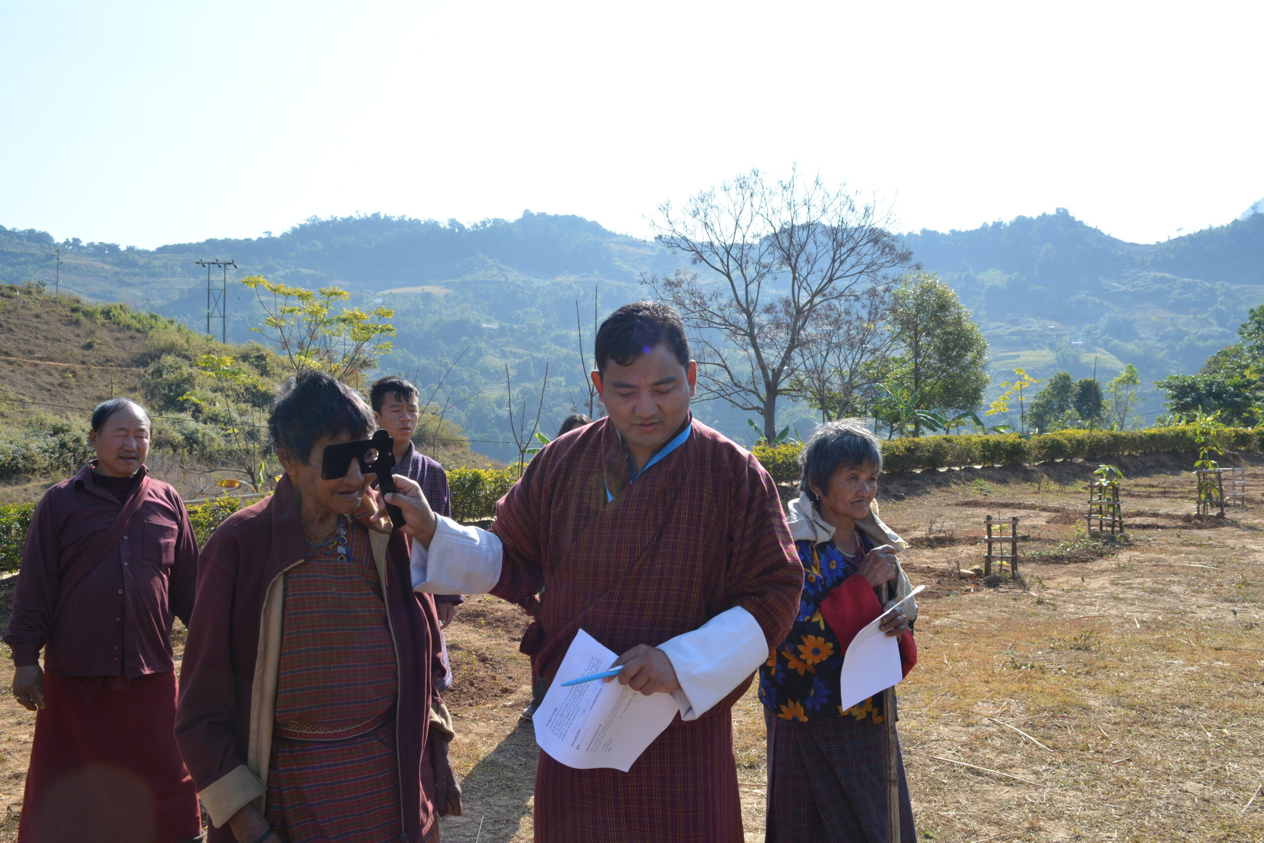 Collecting data through a community-based interview bhutan